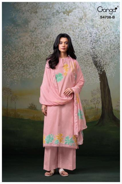 Ganga hridanshi 4708 dress materials wholesale dealers in bangalore